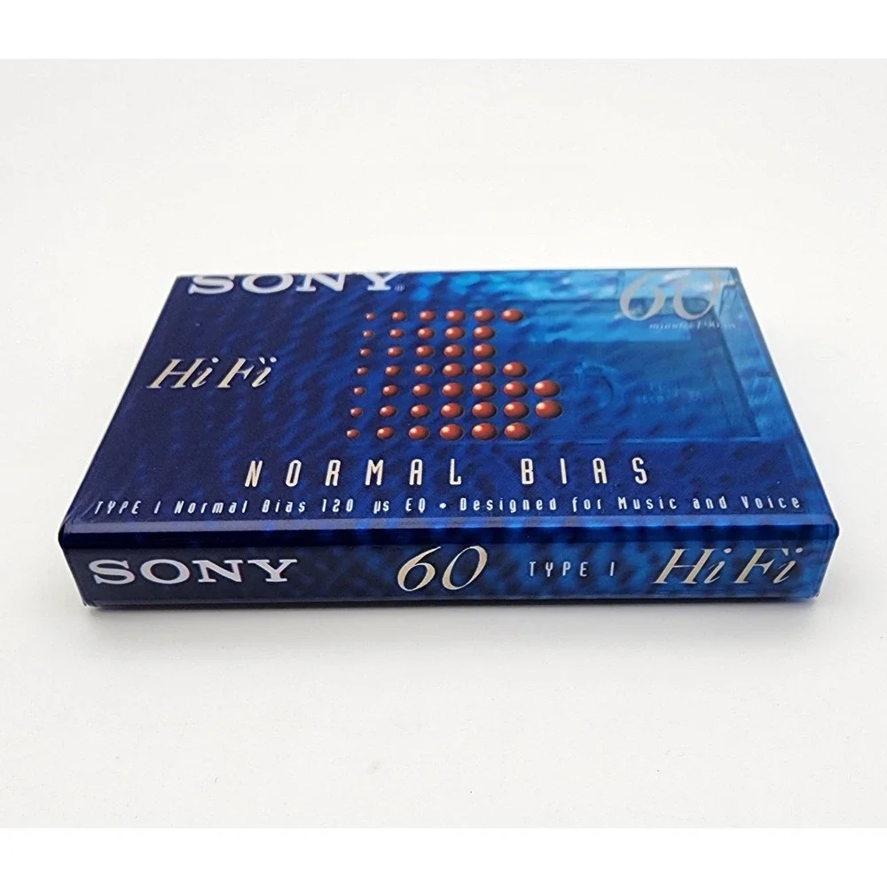 Sony Audio‎ Tape Cassette Blank 60 Minutes Hi Fi Normal Bias Type I New